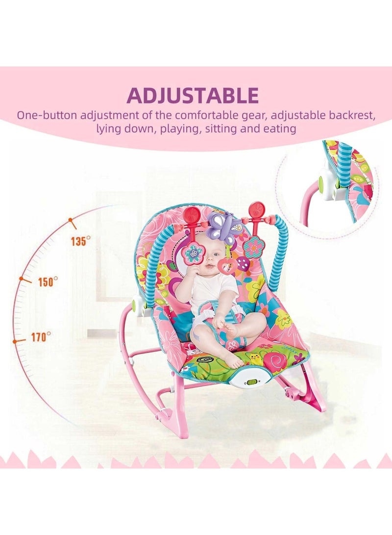 Kiko Star Core Baby Rocking Chair With Vibration And Music Multipurpose Infant-To-Toddler Reclining - Image 5