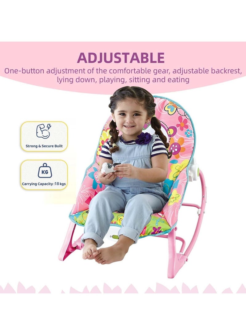 Kiko Star Core Baby Rocking Chair With Vibration And Music Multipurpose Infant-To-Toddler Reclining - Image 3