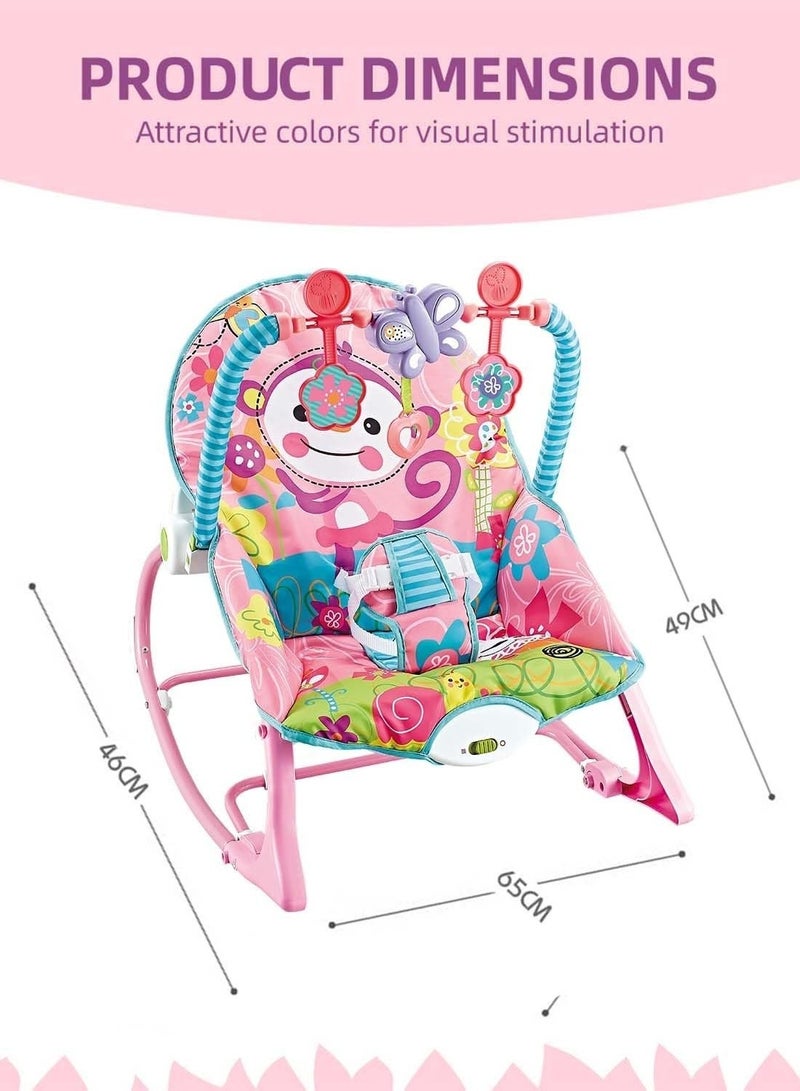 Kiko Star Core Baby Rocking Chair With Vibration And Music Multipurpose Infant-To-Toddler Reclining - Image 4