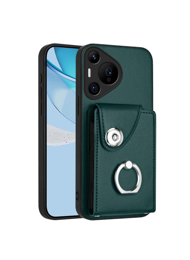 S-TOP Case For Huawei Pura 70 Pro / 70 Pro+ Organ Card Bag Ring Holder Phone Case - Image 1