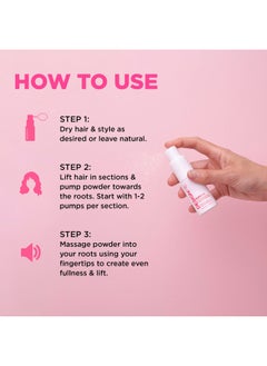 Design.ME PUFF.ME Volumizing Powder by DESIGNME | Hair Powder Volumizer for Hair | Root Lifting Hair Texture Powder for Straight, Curly, or Wavy Hair | Talc Free Hair Powder for Women, (0.32 Oz)  - Image 4
