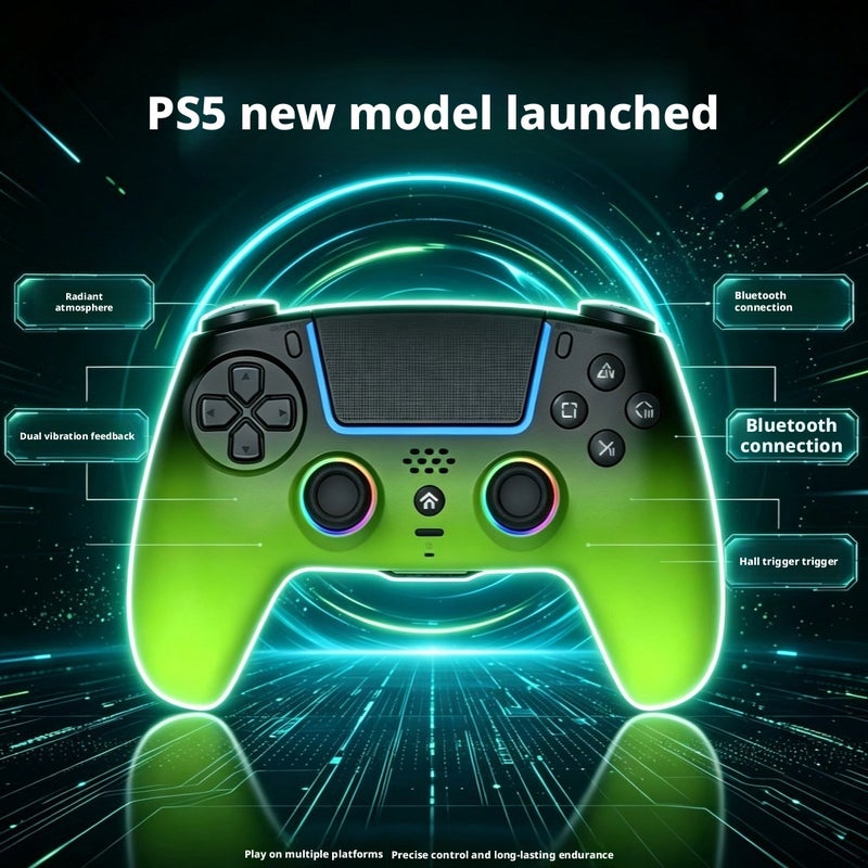 PS5 Wireless Game Controller with RGB Light, Dual Vibration and Hall Trigger - Image 2