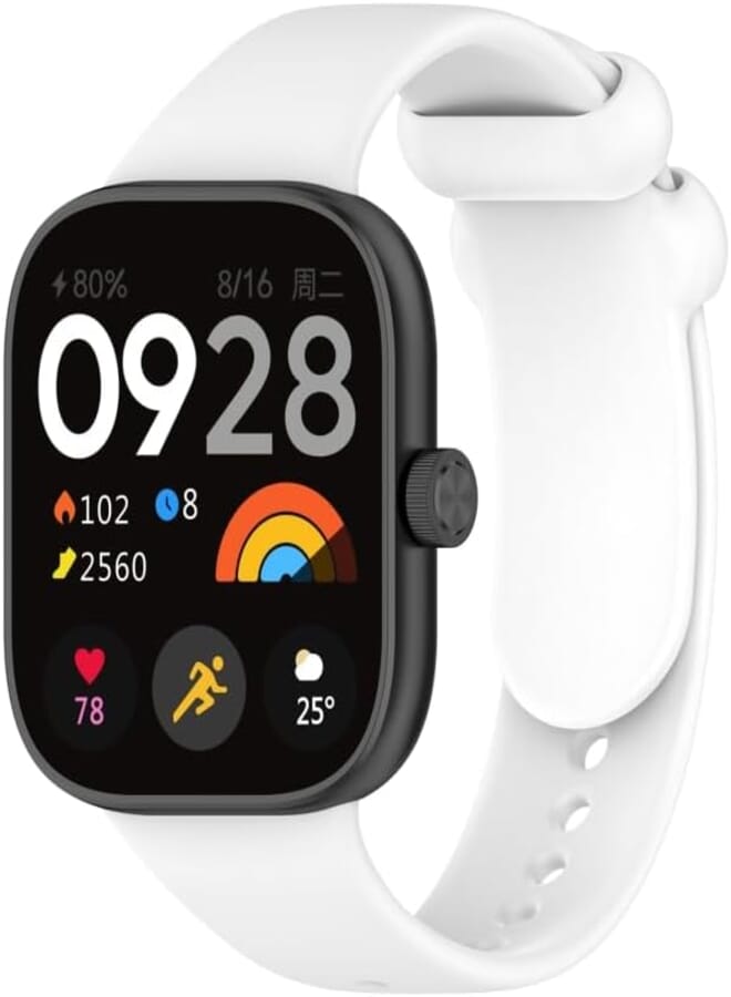 Next Next Store Watch Band - Soft Touch Silicone Replacement Watch Band - Compatible with Redmi Watch 4 Smart Watch