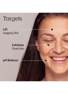 Blithe Patting Splash Mask Exfoliating Face Wash Rejuvenating Purple Berry Facial Exfoliator With Castor Oil & Lactic Glycolic Acid For Blemished Dry Skin K Beauty Elasticity & Firming 5.07 Fl Oz  - Image 3