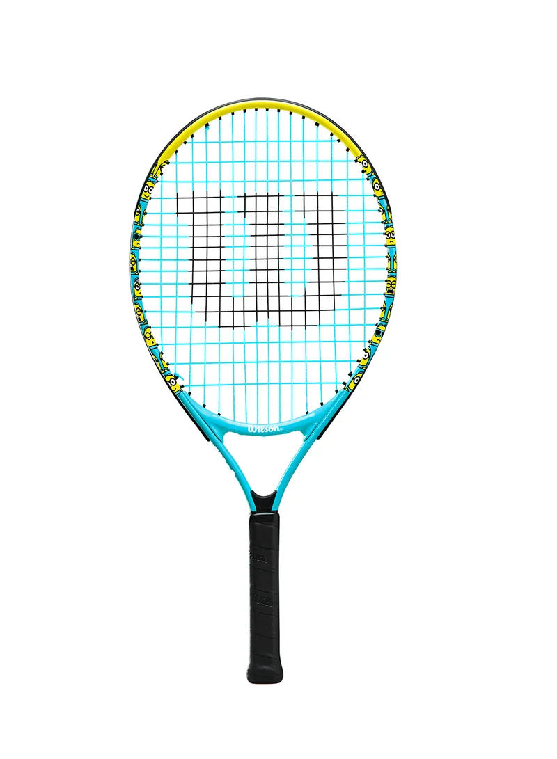 Wilson Minions 2.0 Junior 23 Tennis Racket, 16x17, Junior Beginners - Blue/ Yellow