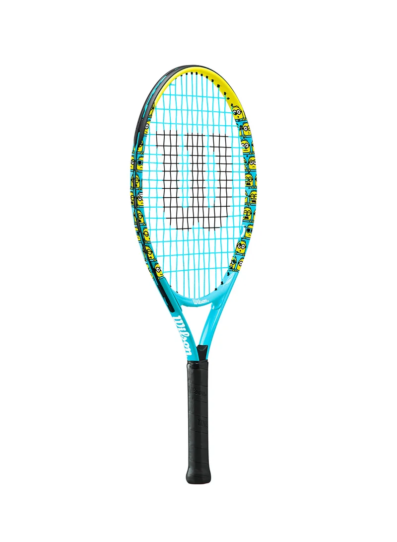 Wilson Minions 2.0 Junior 23 Tennis Racket, 16x17, Junior Beginners - Blue/ Yellow