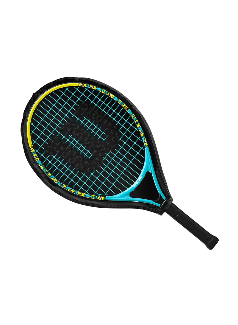 Wilson Minions 2.0 Junior 23 Tennis Racket, 16x17, Junior Beginners - Blue/ Yellow
