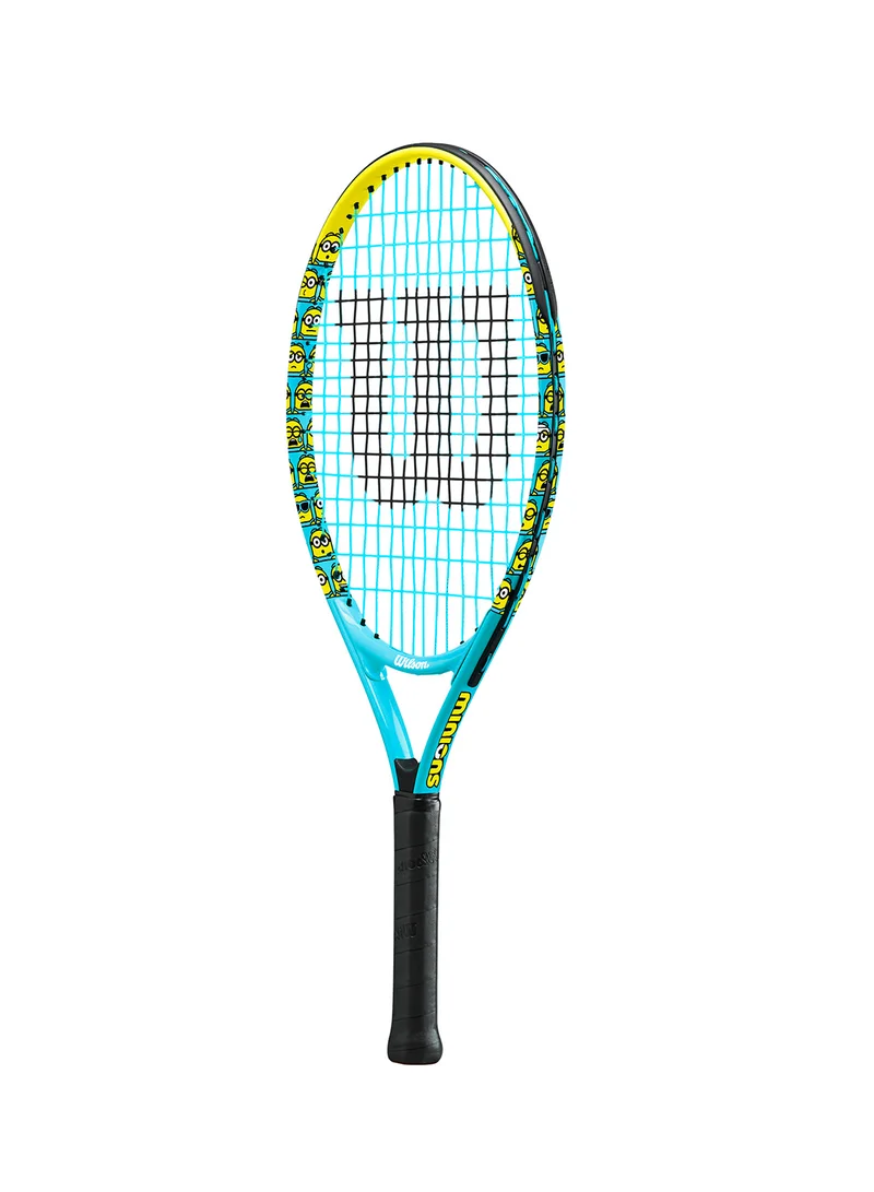 Wilson Minions 2.0 Junior 23 Tennis Racket, 16x17, Junior Beginners - Blue/ Yellow