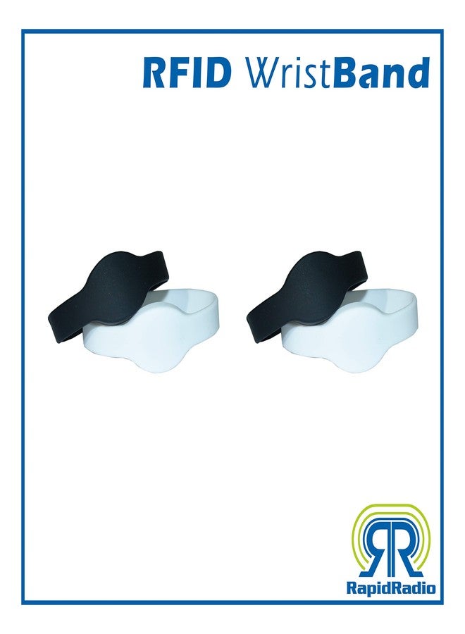 RapidRadio RRHFT05 13.56 MHz ISO14443A MIFARE FM1108 Compatible HF Silicone RFID Wrist Band (Combo Pair, RRHFT05, Pack of 5) - Image 3