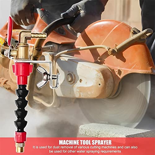 KOUISYY Dust Remover Water Sprayer for Cutting Machine, with 5m Water Pipe, Universal Non-conductive Sprinkler Nozzle Misting System, High-Speed Dust Remover Water Sprayer for Clean Marble Brick Tile Grinder - Image 3