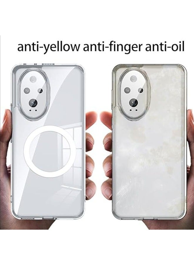 general The phone case is suitable for the Honor 200 Pro, the ultra-slim TPU frame The Honor 200 Pro case with a magnetic ring on the back supports wireless charging and a car mount - Image 4