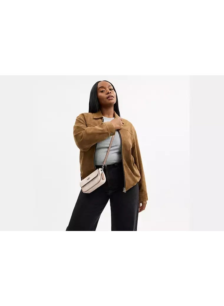 coachoutlet Hailey Flap Bag in Signature Canvas – Elegant Crossbody Shoulder Bag - Image 4