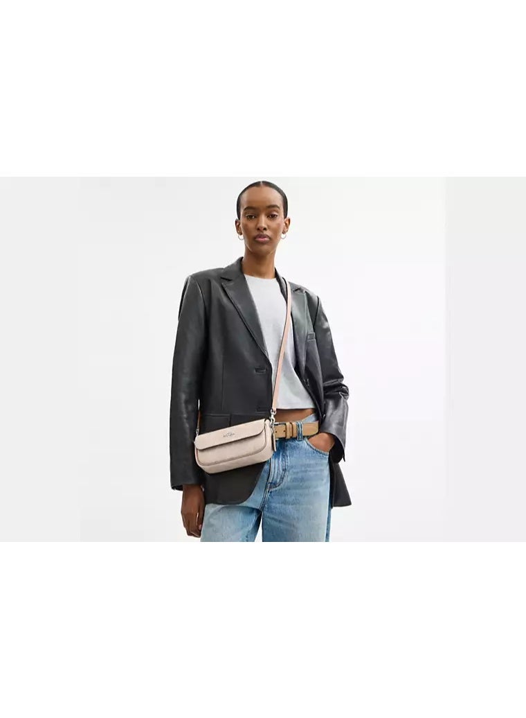 coachoutlet Hailey Flap Bag in Signature Canvas – Elegant Crossbody Shoulder Bag - Image 5