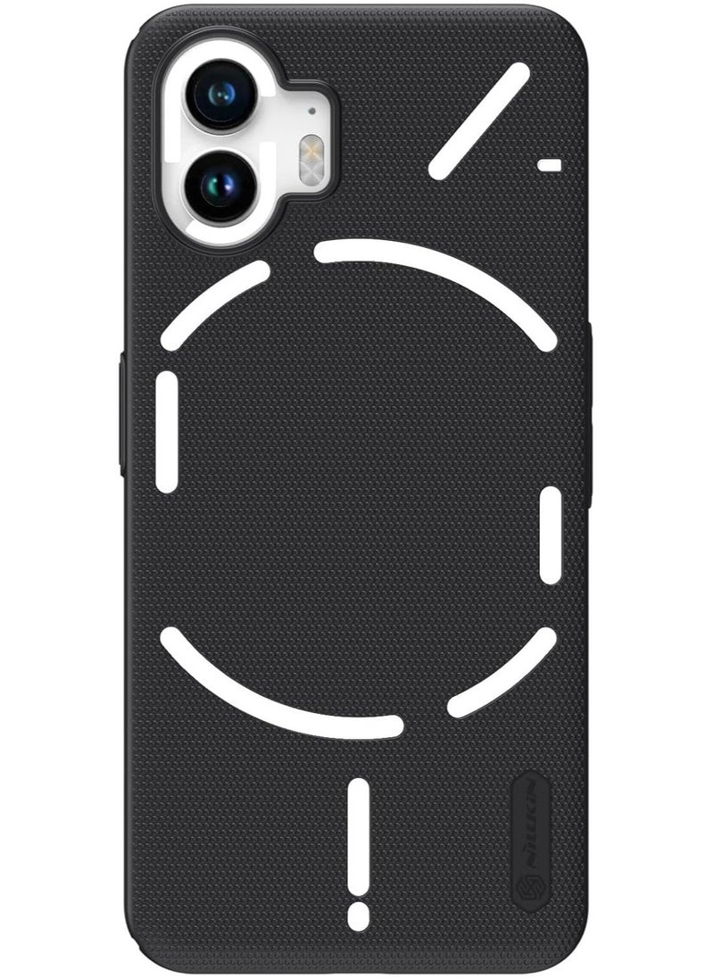 ELTRAZONE Super Frosted Shield Series Cover Case for Nothing Phone 2 | Durable, Anti-Scratch, Slim, and Lightweight Protection | Shockproof and Stylish Black Design, Perfect Fit for Your Phone - Image 1