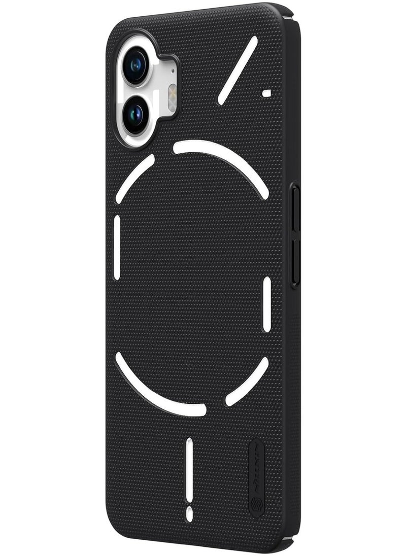 ELTRAZONE Super Frosted Shield Series Cover Case for Nothing Phone 2 | Durable, Anti-Scratch, Slim, and Lightweight Protection | Shockproof and Stylish Black Design, Perfect Fit for Your Phone - Image 2