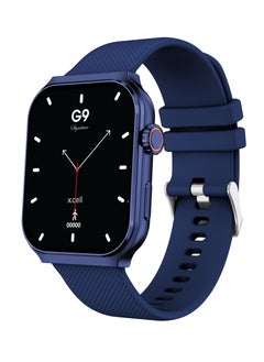 Xcell G9 Signature Unisex Smart Watch, 2.01” HD Display with IP67 Water Proof, Fitness Tracker with 107 Workout Options, 7+ Days Battery with Wireless Charging, Compatible with iOS & Android - Blue  - Image 1