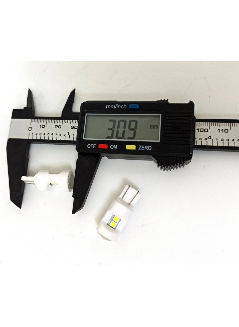 Femex - Platinum T10 White Color 6 LEDs Perfect Brightness 3030 Chipset Lens - Image 1