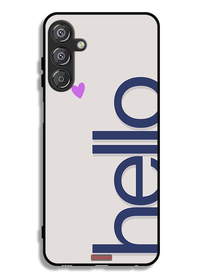 Tolwak Samsung Galaxy M15 5G Protective Case Cover Hello - Image 1