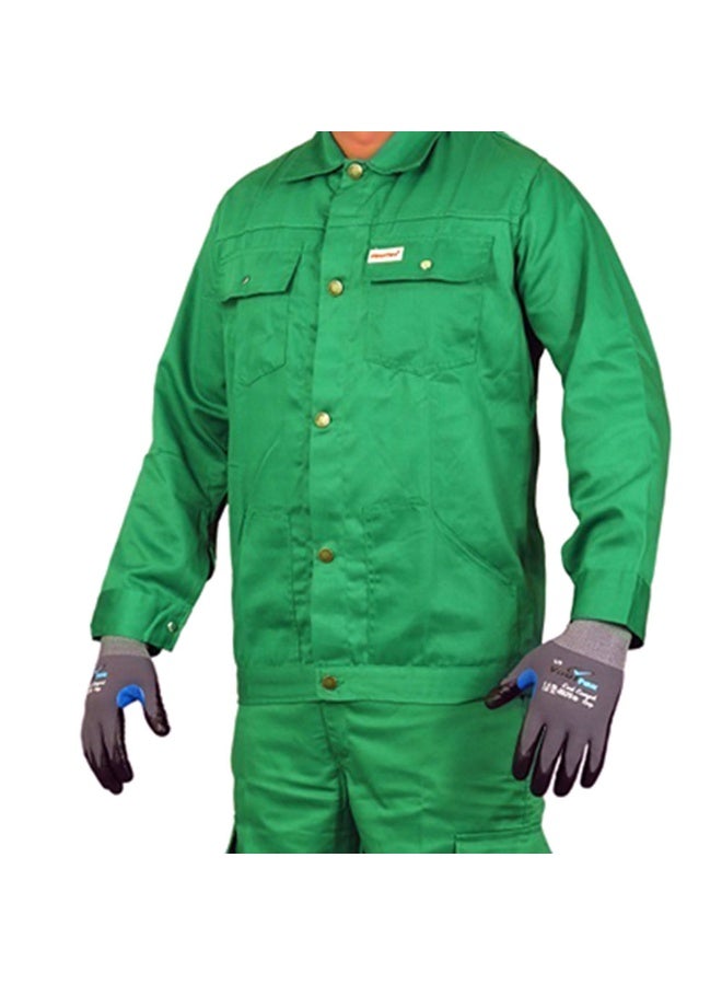 Vaultex Vaultex CGV 190GSM Twill Pant & Shirt, Green, Large - Image 2