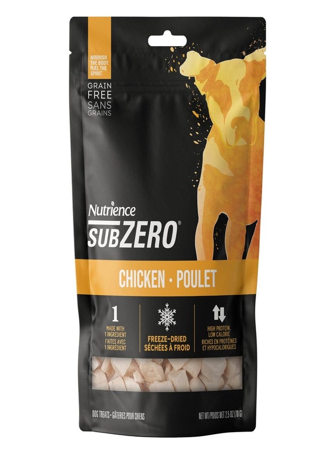Nutrience All Life Stages Grain-Free Subzero Freeze-Dried Dog Treats,100% Pure Protein, Flavor: Chicken, 70Gm Bag - Image 1