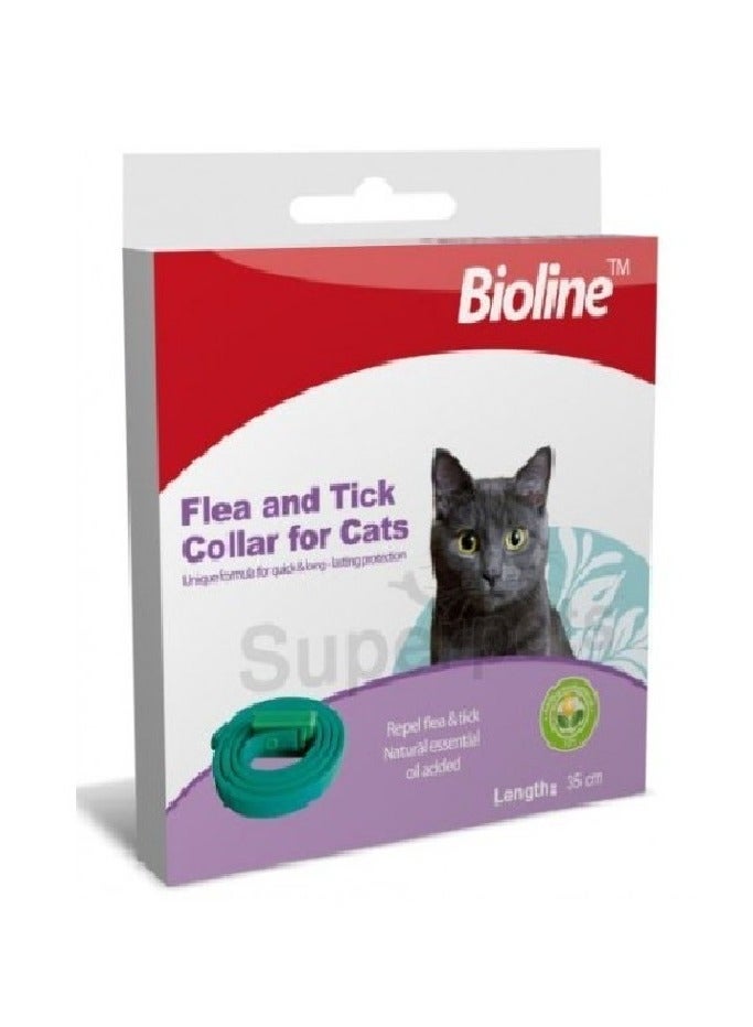 بايولاين طوق بايولاين للقطط لمكافحة البراغيث والقراد – 35 سم