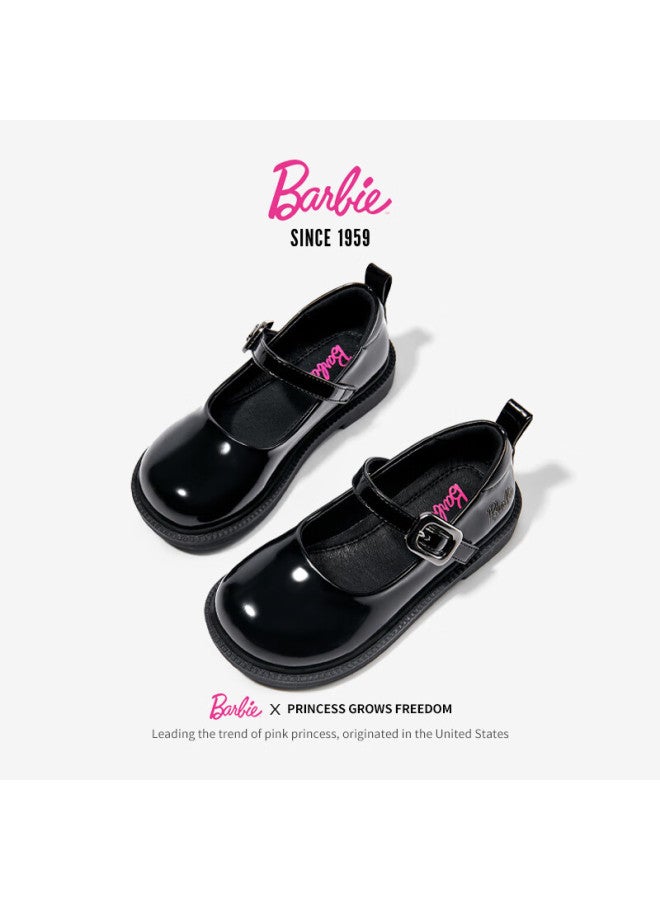 Barbie Babi Children's Shoes, Spring And Autumn Kids' Leather Shoes, Girls' Children's Day Black Leather Shoes, Performance Shoes, Da6267 Black, Size 31 - Image 4