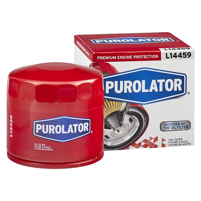 Purolator L14459 Premium Engine Protection Spin On Oil Filter Compatible With Hyundai Elantra Sonata Tucson Accent Sante Fe Kia Soul Optima Sportage Sorento Honda Accord Civic and Odyssey