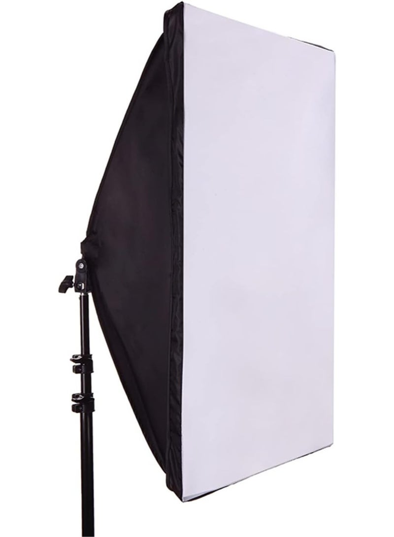 eWINNER Photography Softbox Lighting Kits Professional Continuous Light System Foldable Soft Box For Photo Studio Equipment 50x70CM - Image 1
