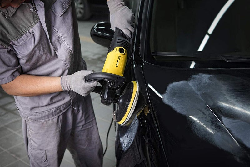 ستانلي آلة تلميع 1300 واط 180 مم، أصفر/أسود - Sp137-B5، ضمان لمدة عامين - Image 3