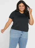 Vero Moda Curve Crew Neck Knitted Top