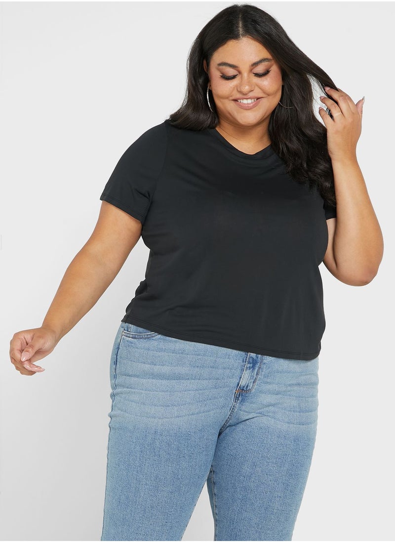 Vero Moda Curve - Crew Neck Knitted Top - Image 1