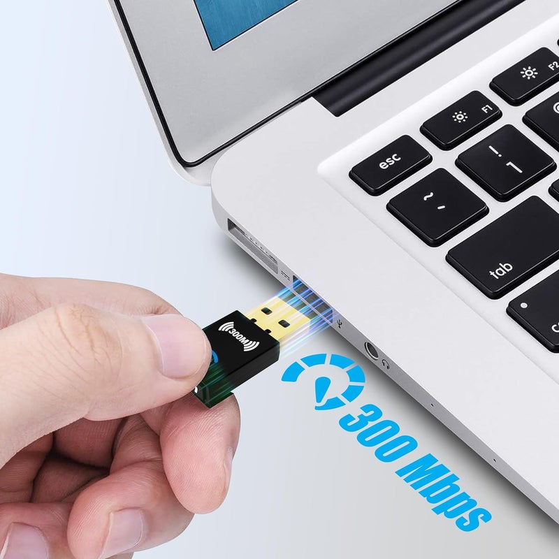 FOXIN Nano 300 mbps Wireless USB Wi-Fi Adapter for PC, Desktop, Laptop | Mini WiFi Dongle Compatible with Windows, Mac Os & Linux Kernel | Advanced Security WPA/WPA2 encryption Standards | 300 mbps - Image 3