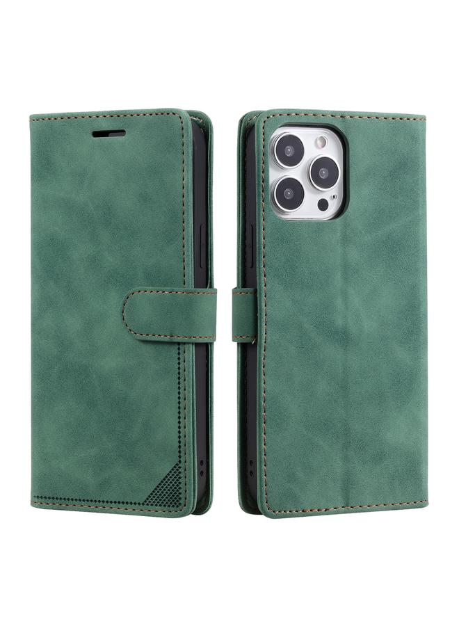 زبون جراب لهاتف iPhone 13 Pro Max مصنوع من الجلد المقاوم للسرقة مع قلاب أفقي لهاتف iPhone13 Pro Max - Image 2