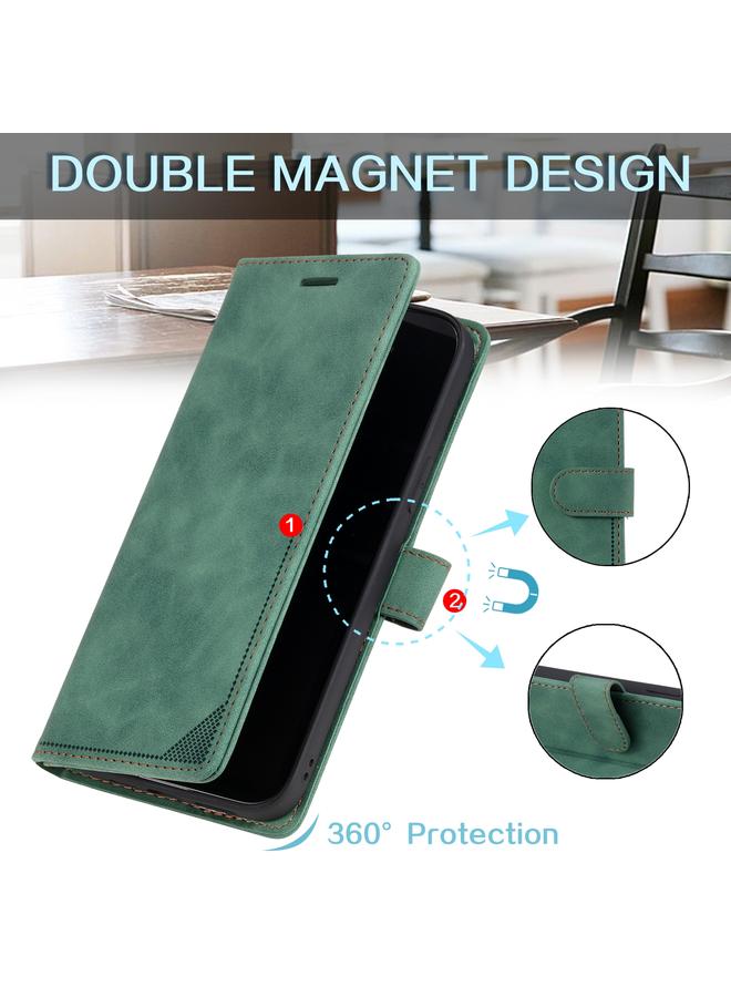 زبون جراب لهاتف iPhone 13 Pro Max مصنوع من الجلد المقاوم للسرقة مع قلاب أفقي لهاتف iPhone13 Pro Max - Image 4