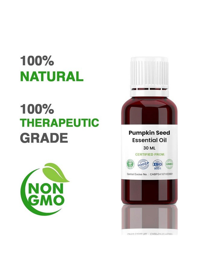Allin Exporters Pumpkin Seed Oil Natural Undilluted Therapeutic Grade for Haircare and Healthier Skin (30 ML) - Image 2