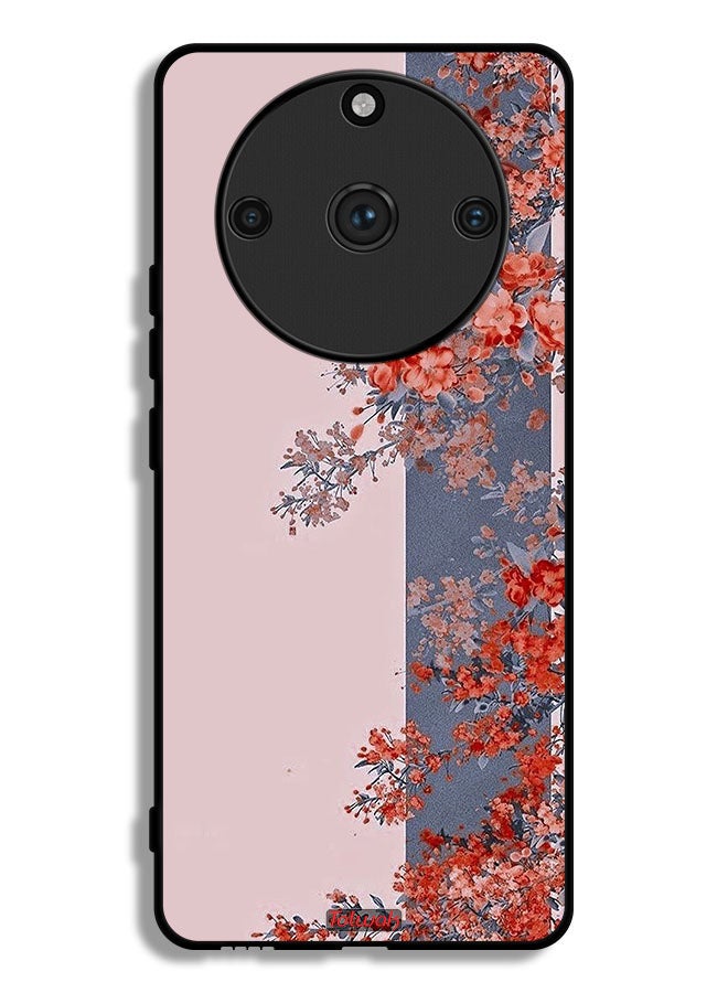 Tolwak Realme 11 Pro Plus Protective Case Cover Tree Leaves And Flowers Art - Image 1