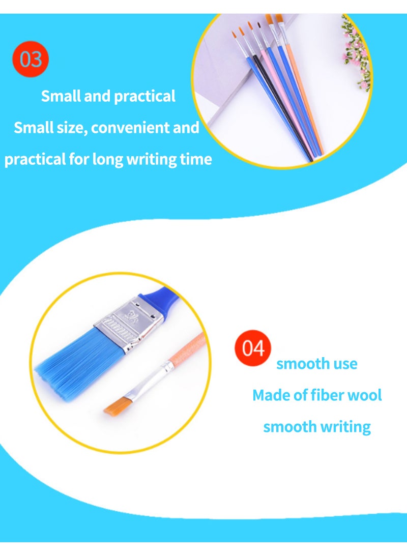 Children's Painting Graffiti Sponge Brush 30 Brushes Set - Image 2