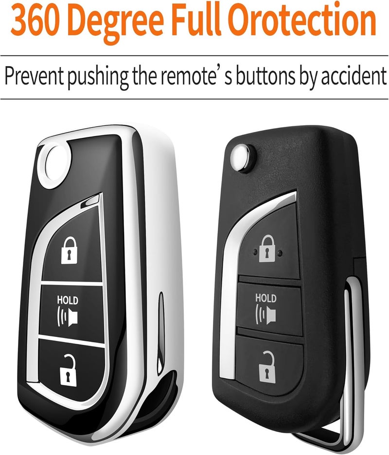 Sindeda Toyota Key Fob Cover with Keychain - Image 4