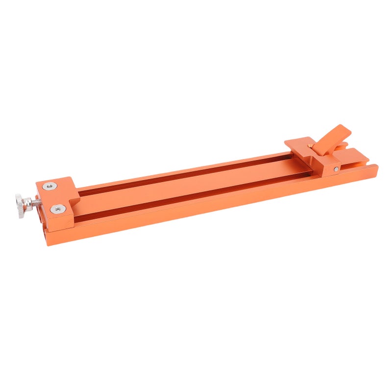 Circular Saw Guide Rail Aluminum Alloy Adjustable Cutting Machine Base Guide Woodworking Electric for Accurate Milling Tasks Widened Orange - Image 3