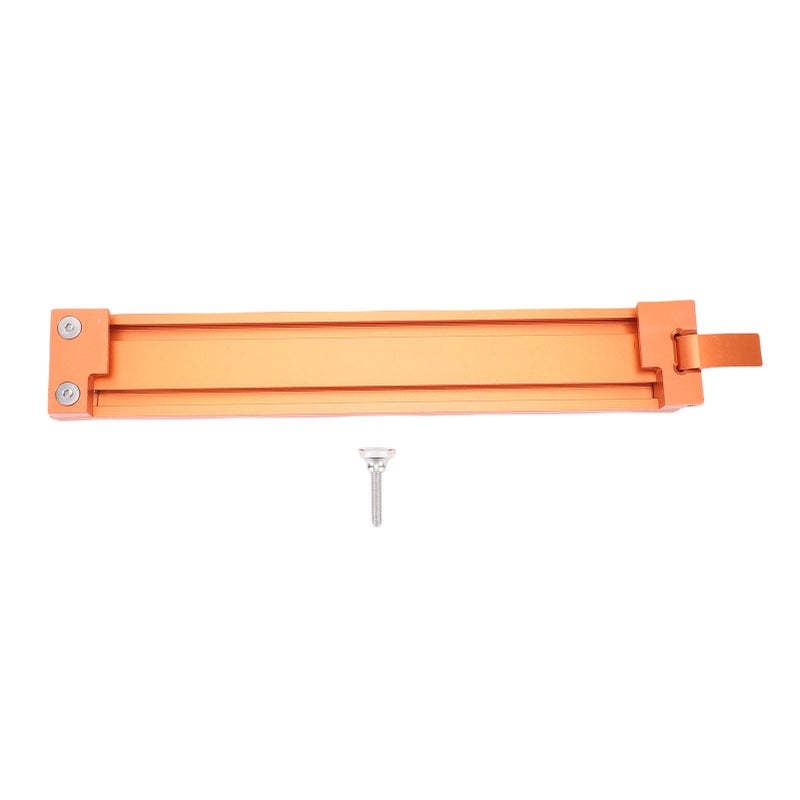 Circular Saw Guide Rail Aluminum Alloy Adjustable Cutting Machine Base Guide Woodworking Electric for Accurate Milling Tasks Widened Orange - Image 1