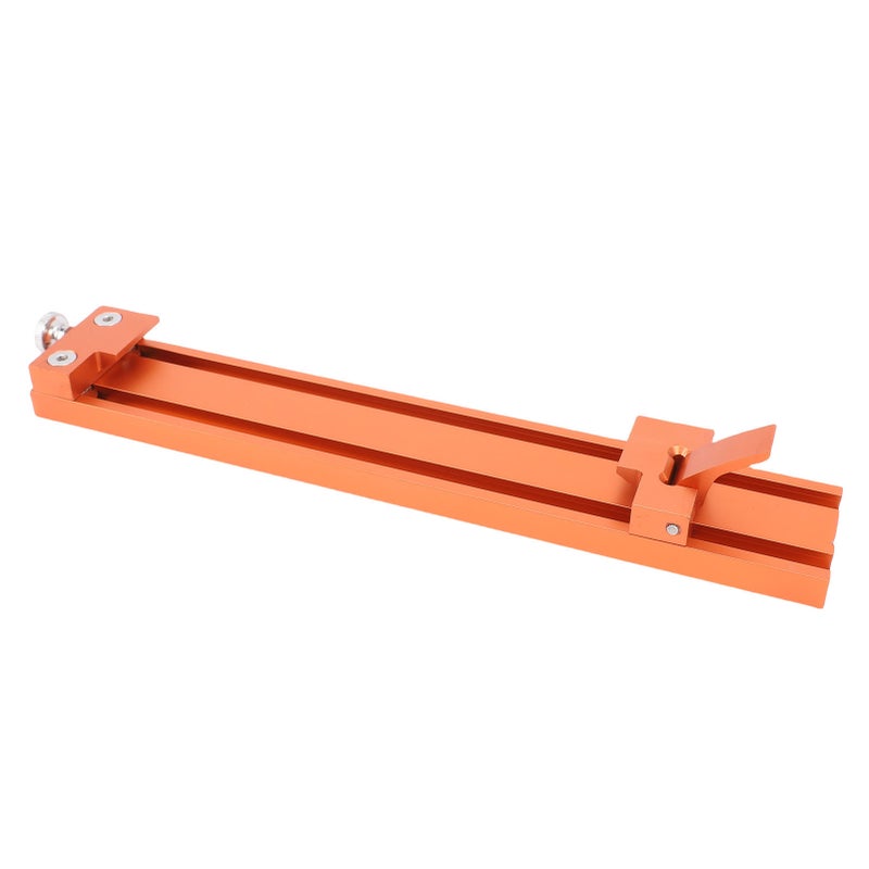 Circular Saw Guide Rail Aluminum Alloy Adjustable Cutting Machine Base Guide Woodworking Electric for Accurate Milling Tasks Widened Orange - Image 4