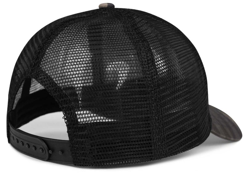 MixYoke American Flag Trucker Hat - Snapback Hats for Men Women Baseball Cap - Breathable Mesh & Adjustable Fit for Casual Wear-Dark Camo - Image 5