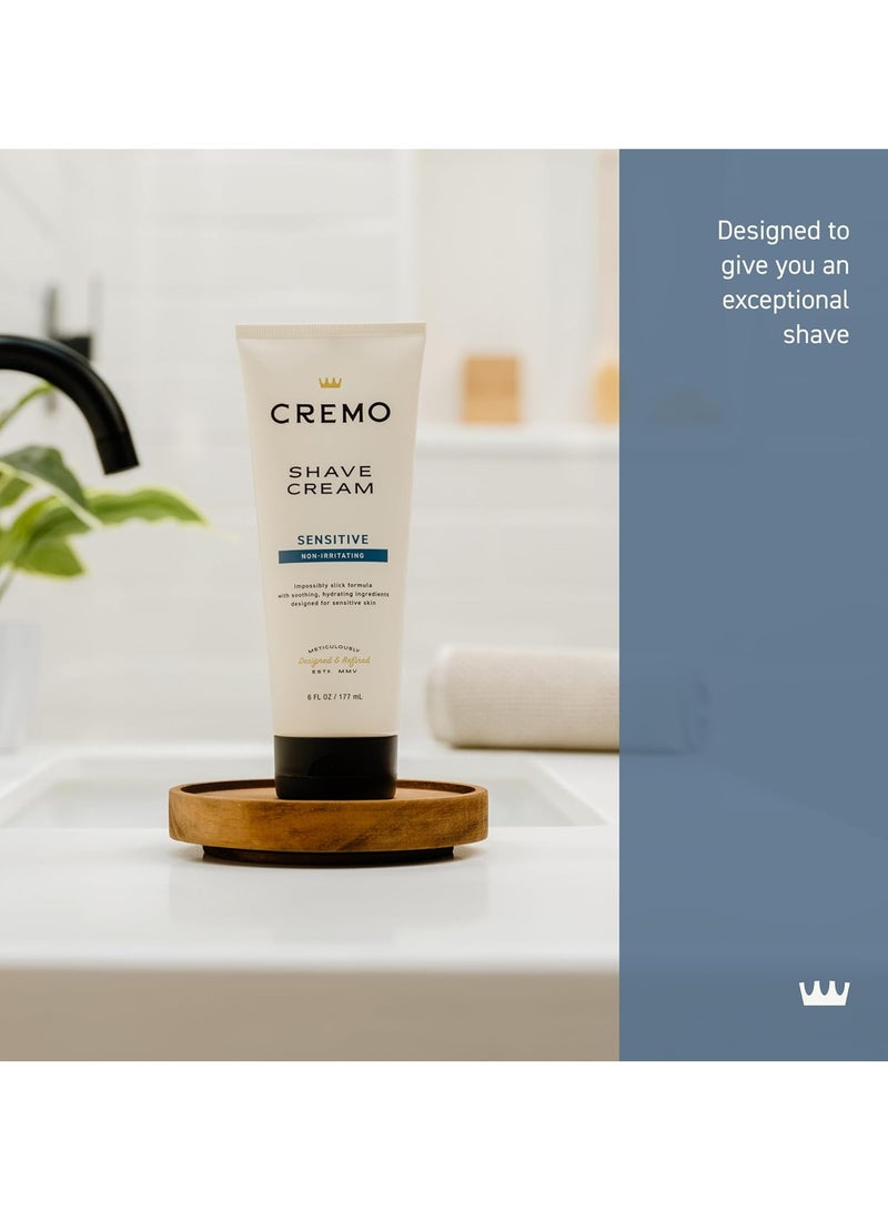 cremo Shaving Cream Barber Grade Sensitive Shave Cream 6 Fl Oz - Image 2