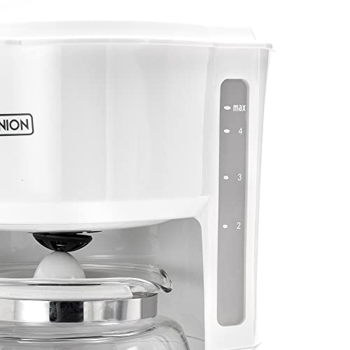 Dominion 4-Cup Coffeemaker Compact Coffee Pot Brewer Machine, Quiet Operation with On / Off LED Indicator Light, Convenient Cord Storage and Auto Pause Feature, Easy Anti-drip Coffeemaker with Coffee - Image 4