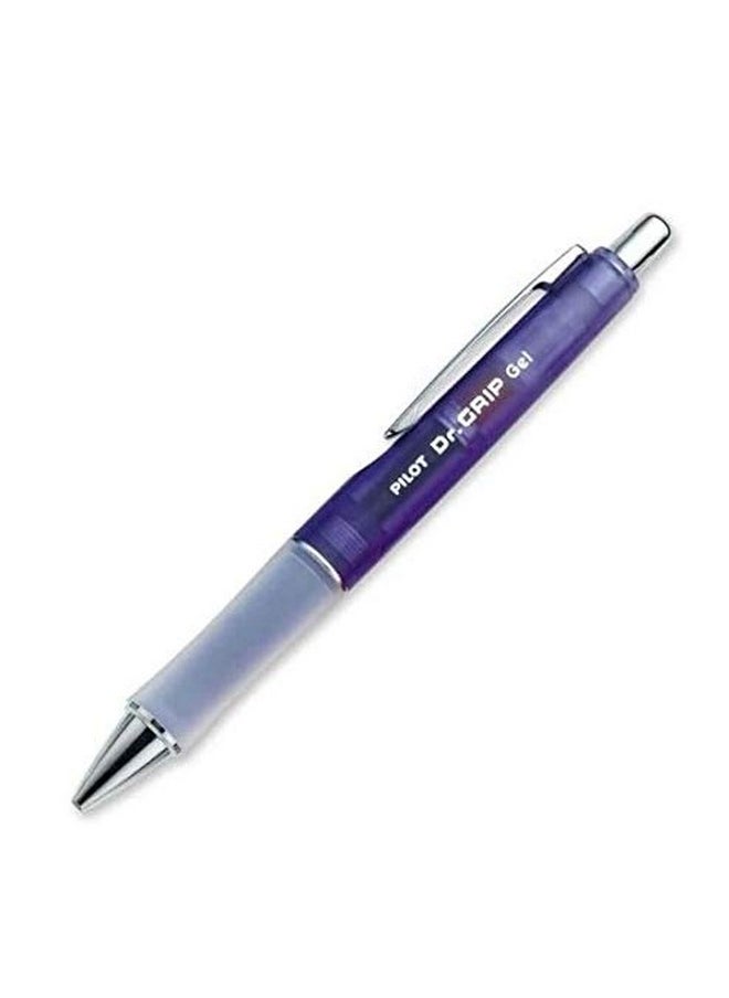 PIL Pilot Dr. Grip Refillable & Retractable Gel Ink Rolling Ball Pen, Fine Point, Purple Barrel, Black Ink (36261) & Blue Barrel, Black Ink, Single Pen (36260)  - Image 3