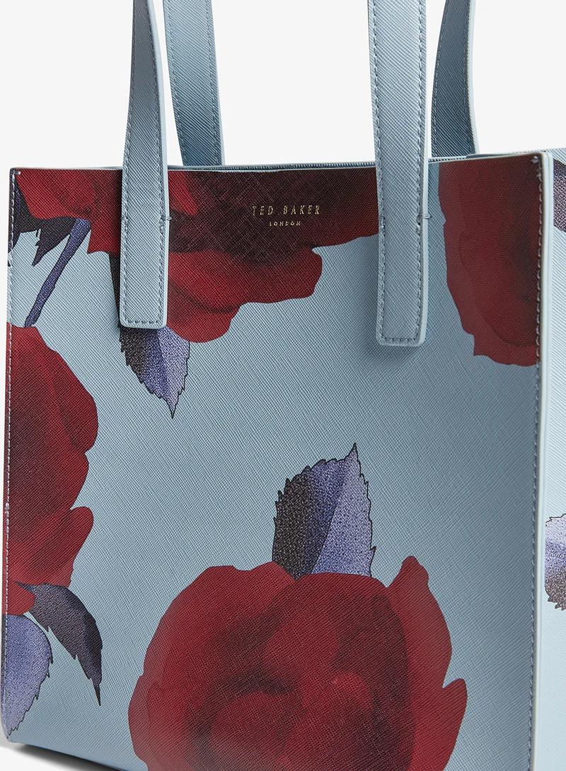 تيد بيكر حقيبة تسوق صغيرة بطبعة وردة