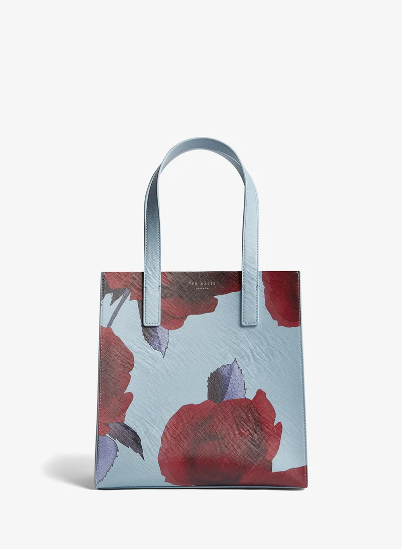 تيد بيكر حقيبة تسوق صغيرة بطبعة وردة