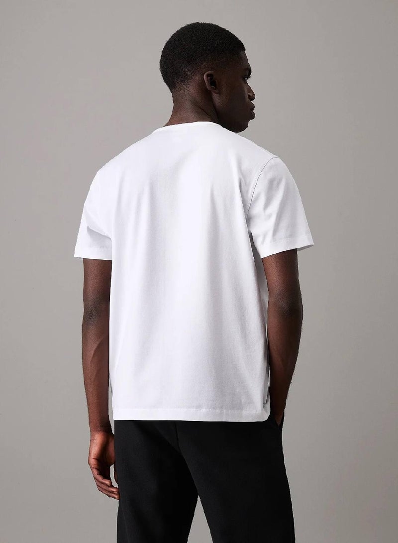 CALVIN KLEIN Tailored Mercerized Jersey T-shirt - Image 2