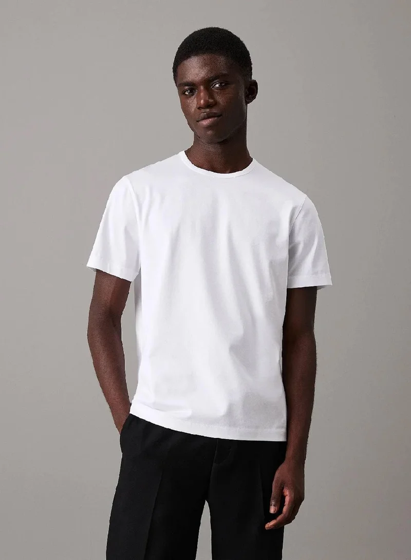 CALVIN KLEIN Tailored Mercerized Jersey T-shirt