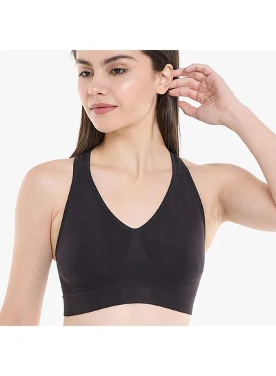 هينز هانز حمالة صدر نسائية Get Cosy Racerback أسود مقاس كبير